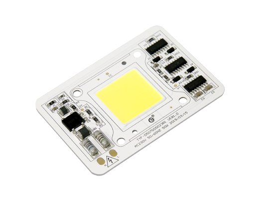 Büyüme Işığı AC LED Modülü Yüksek PPFD D5070 220V 50W COB LED Çipi